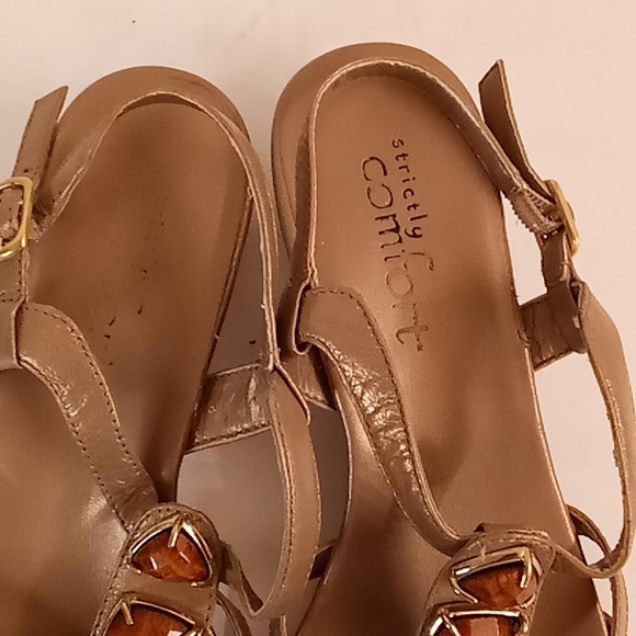 Strictly COMFORT Summer Party Size 8M Gold Color with bronze big studs #148 - Picture 8 of 10